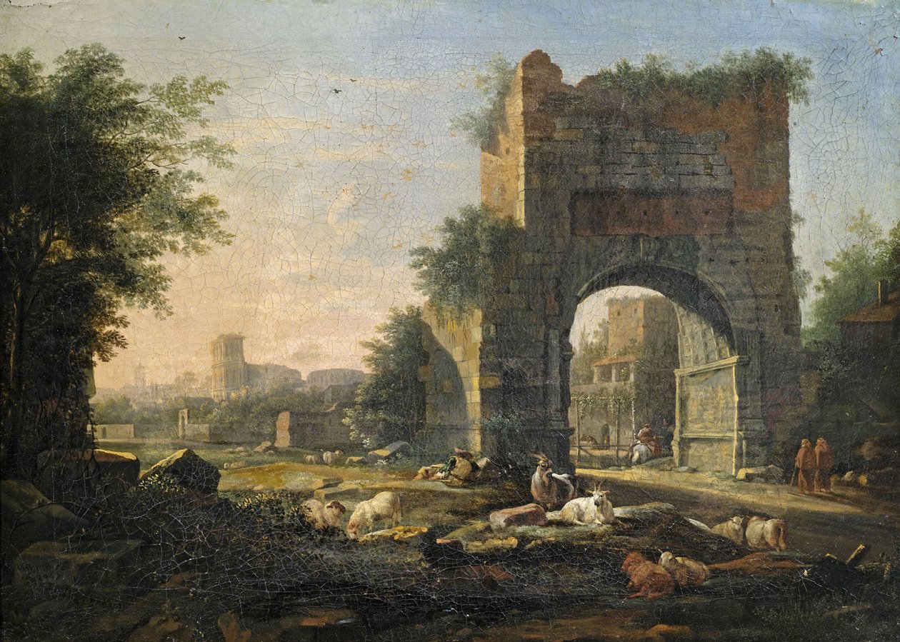 Római esti hangulat alkotó: Willem van Bemmel