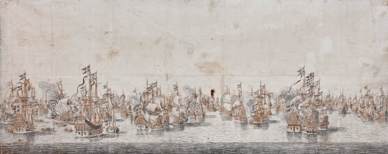 A femerni csata alkotó: Willem van de Velde the Elder