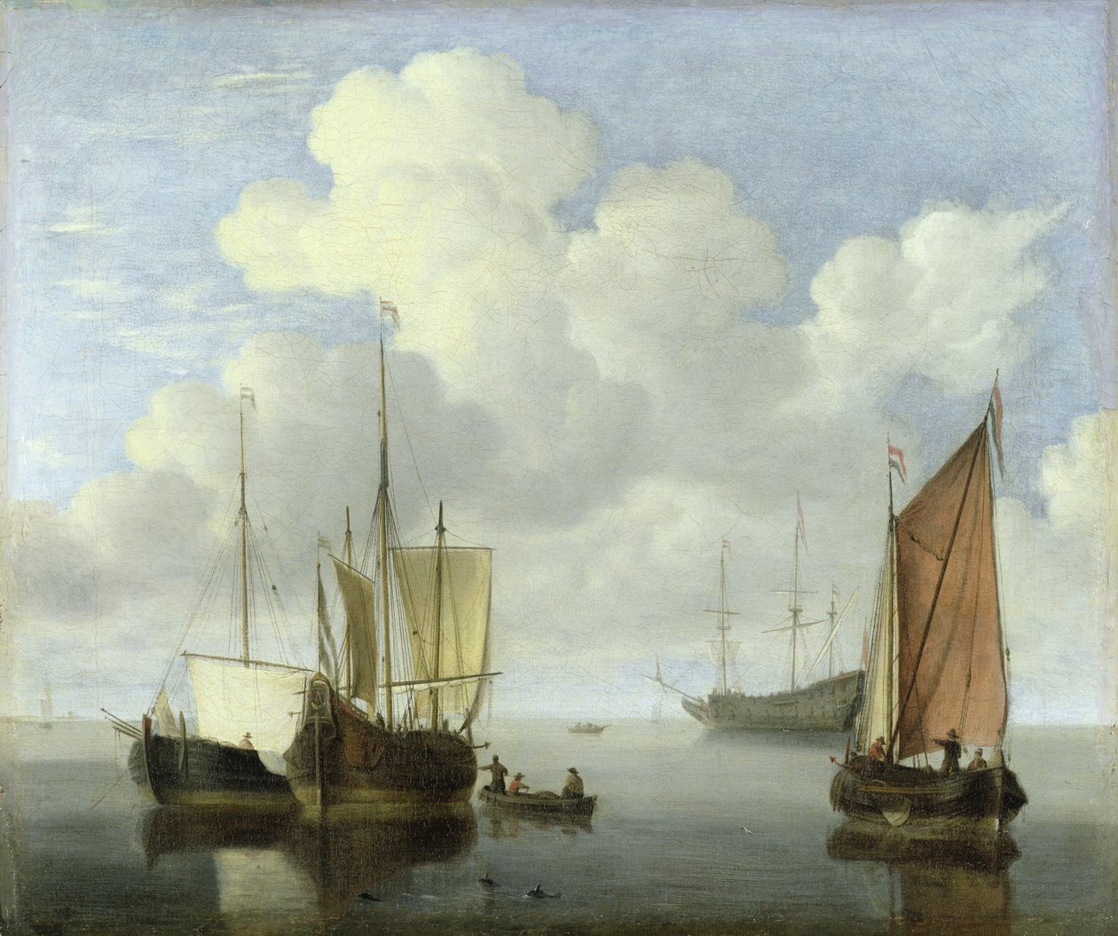Tengeri tájkép alkotó: Willem van de Velde the Younger