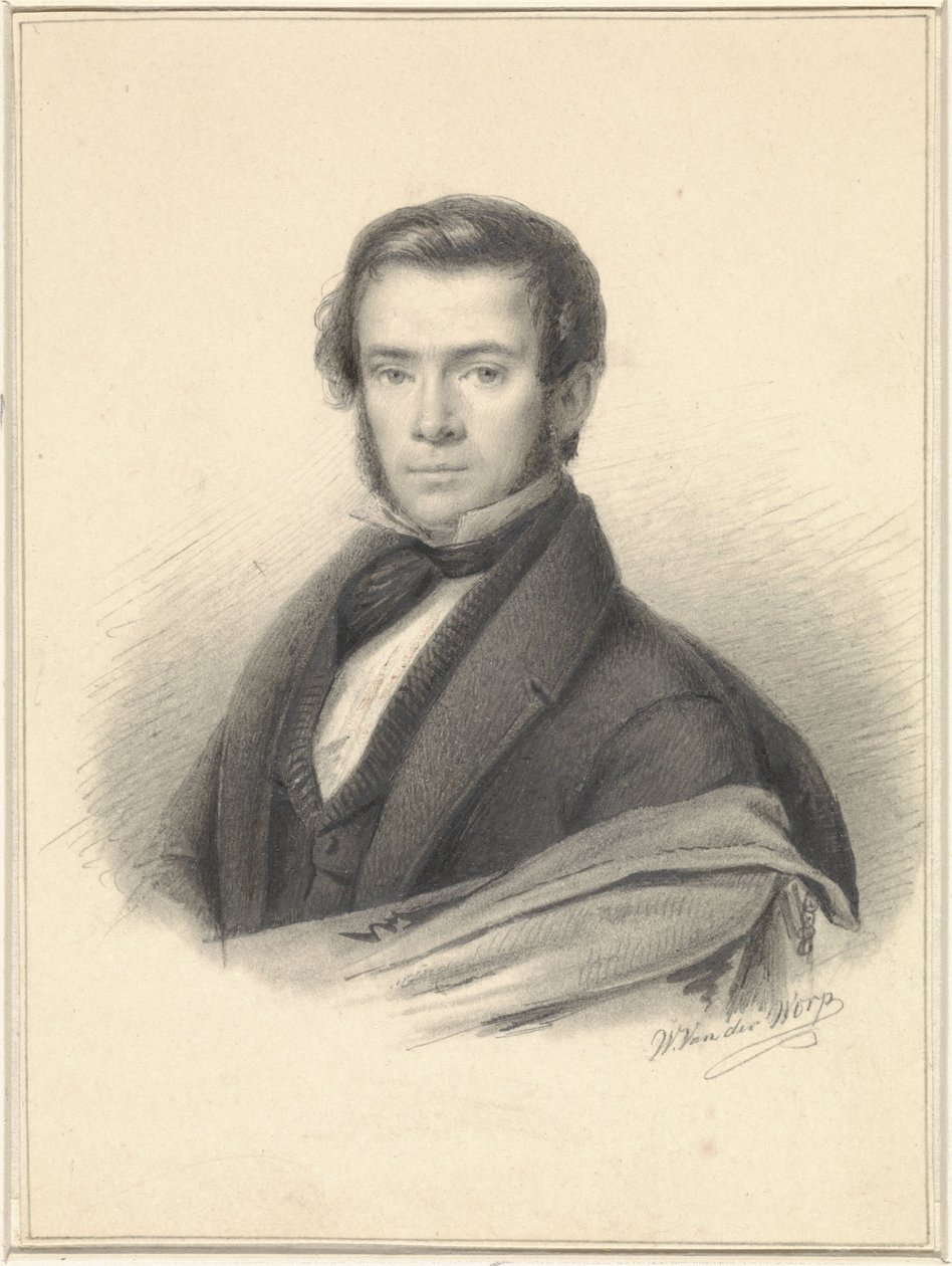 George Gillis Haanen, Gilles arcképe, Willem van der Worp. A Rijksmuseum által biztosított szkennelés. A dátum becsült alkotó: Willem van der Worp