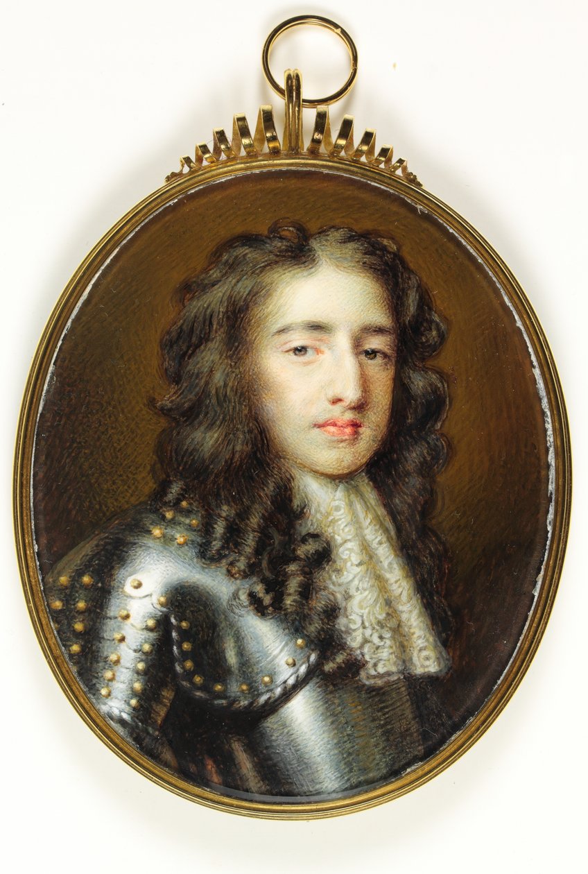 Vilmos narancsos herceg, később III. Vilmos király (akvarell elefántcsonton) alkotó: Willem (after) Wissing