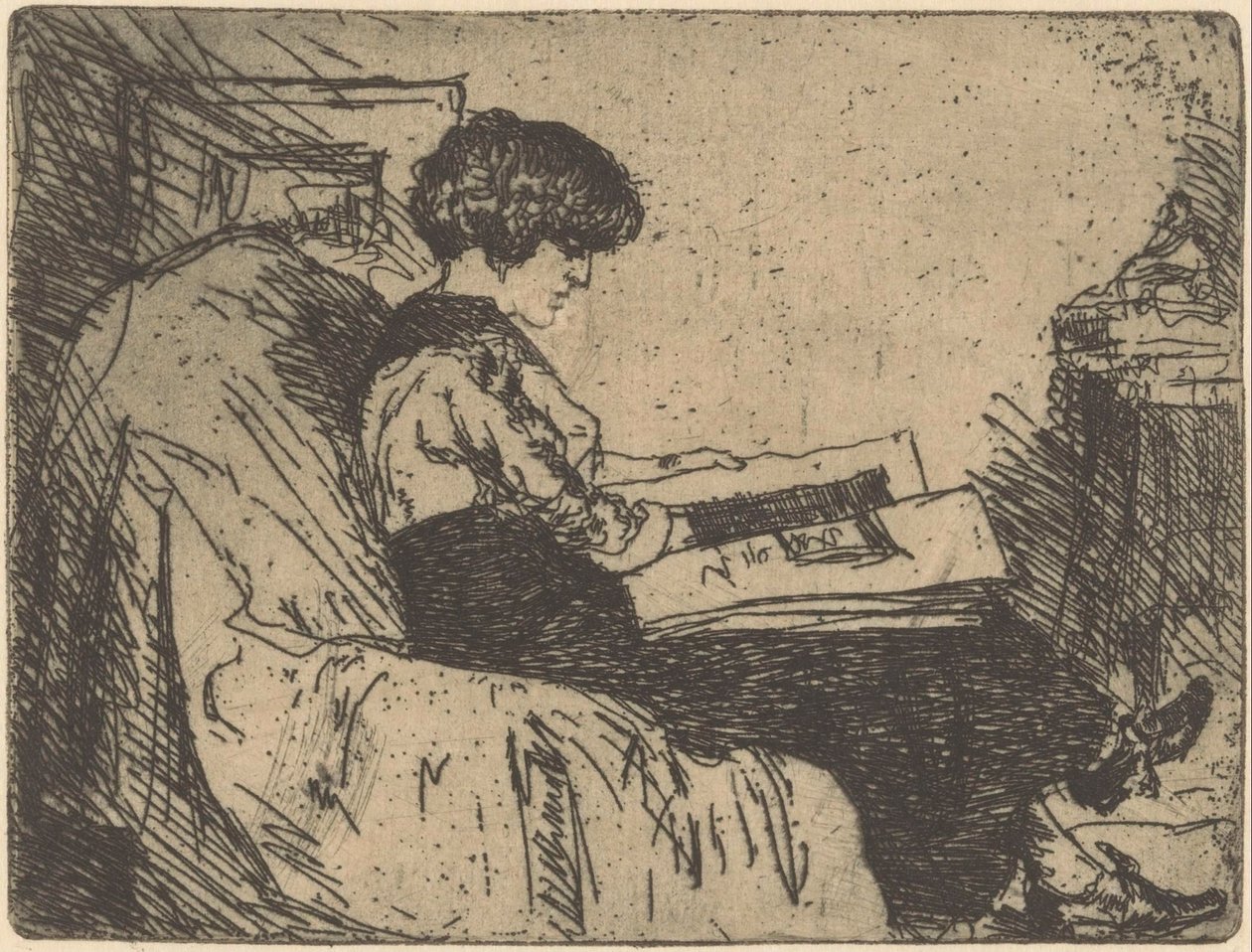 Martha Grondhout-Heshusius portréja alkotó: Willem Adrianus Grondhout (signed by artist)