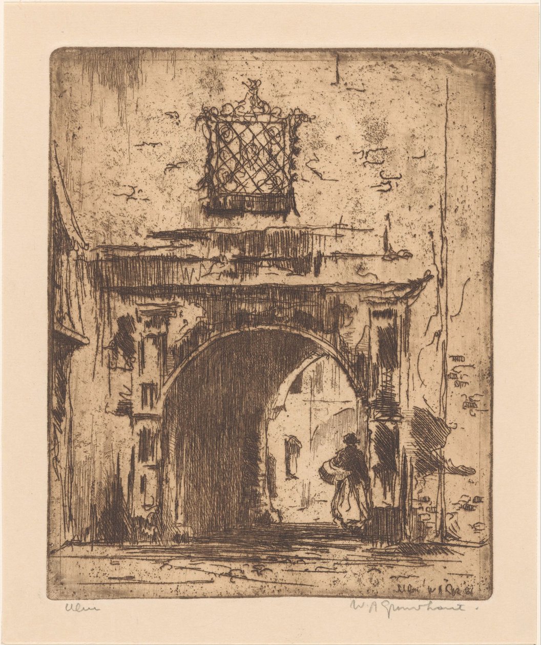 Ulm (eredeti cím az objektumon) alkotó: Willem Adrianus Grondhout (signed by artist)
