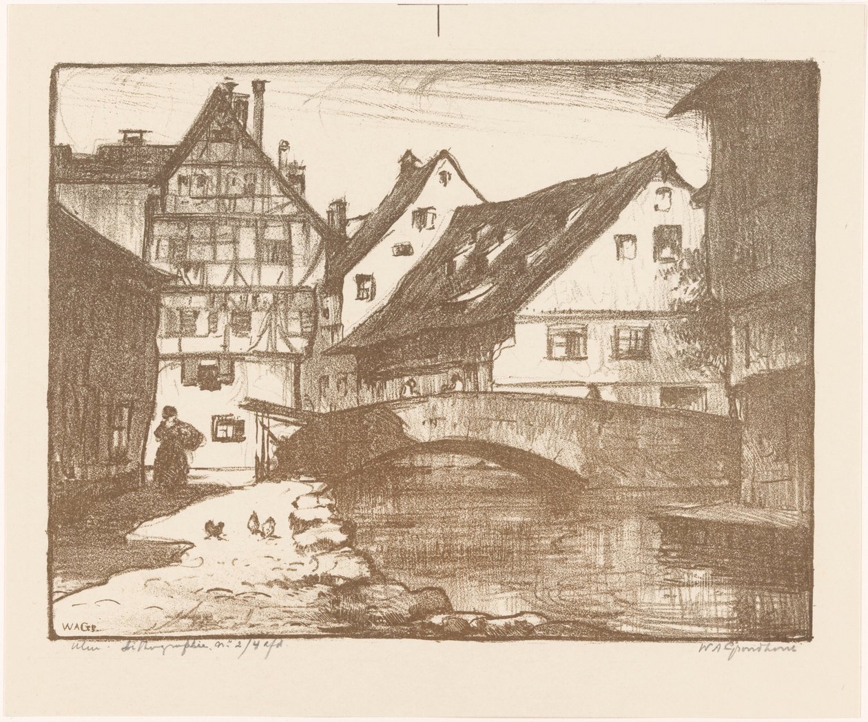 Ulm (eredeti cím az objektumon) alkotó: Willem Adrianus Grondhout (signed by artist)