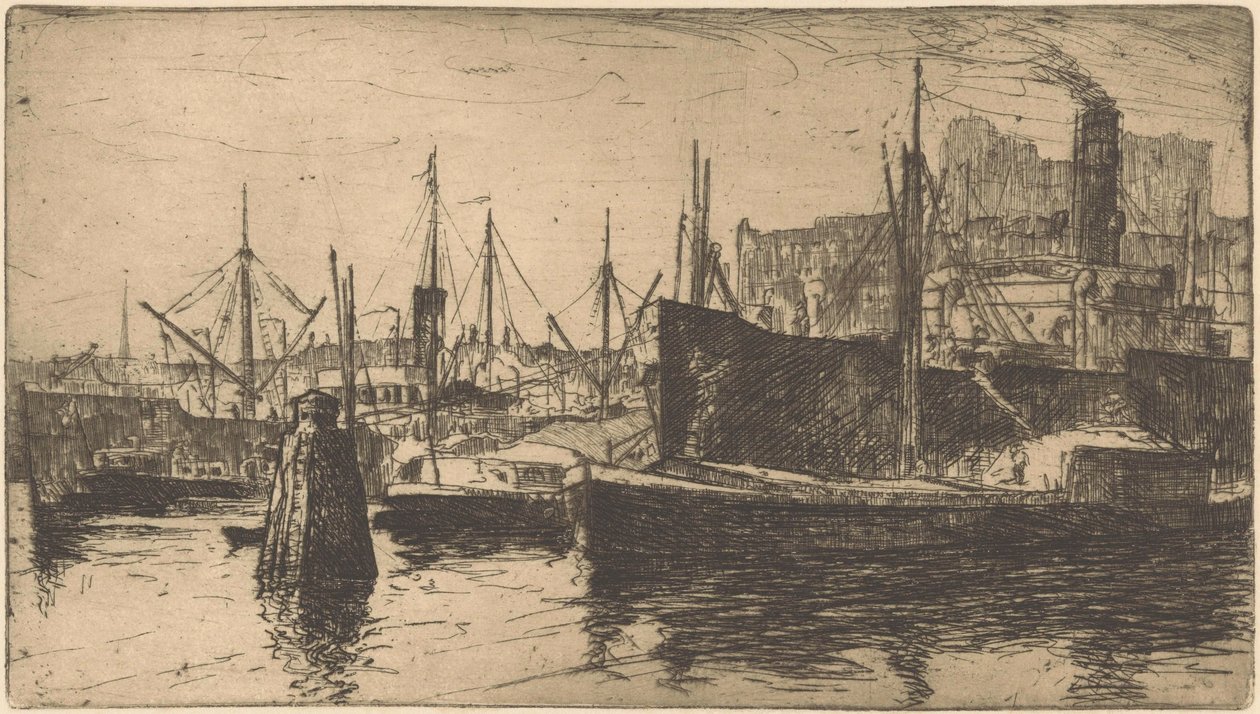 Rotterdam (eredeti cím az objektumon) alkotó: Willem Adrianus Grondhout