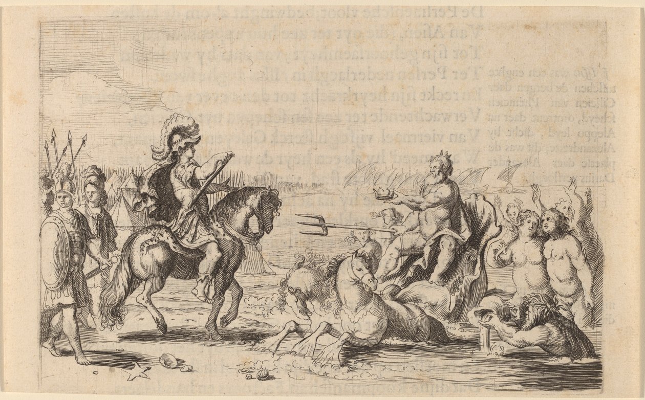 Nagy Sándor és Neptunusz alkotó: Willem Basse