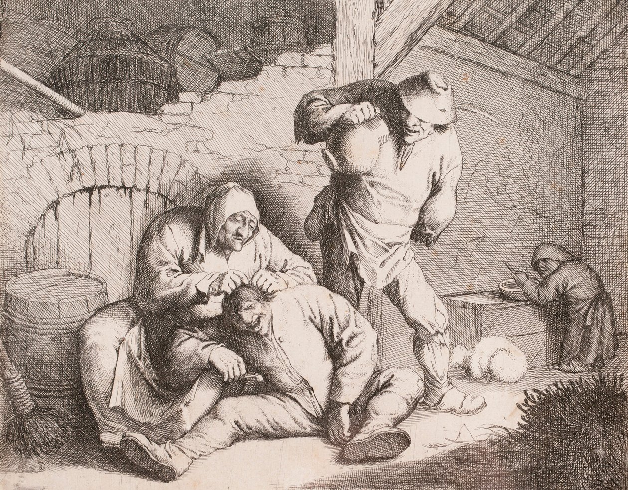 Tetűirtó szer, Anthonie Victoryns alapján alkotó: Willem Basse