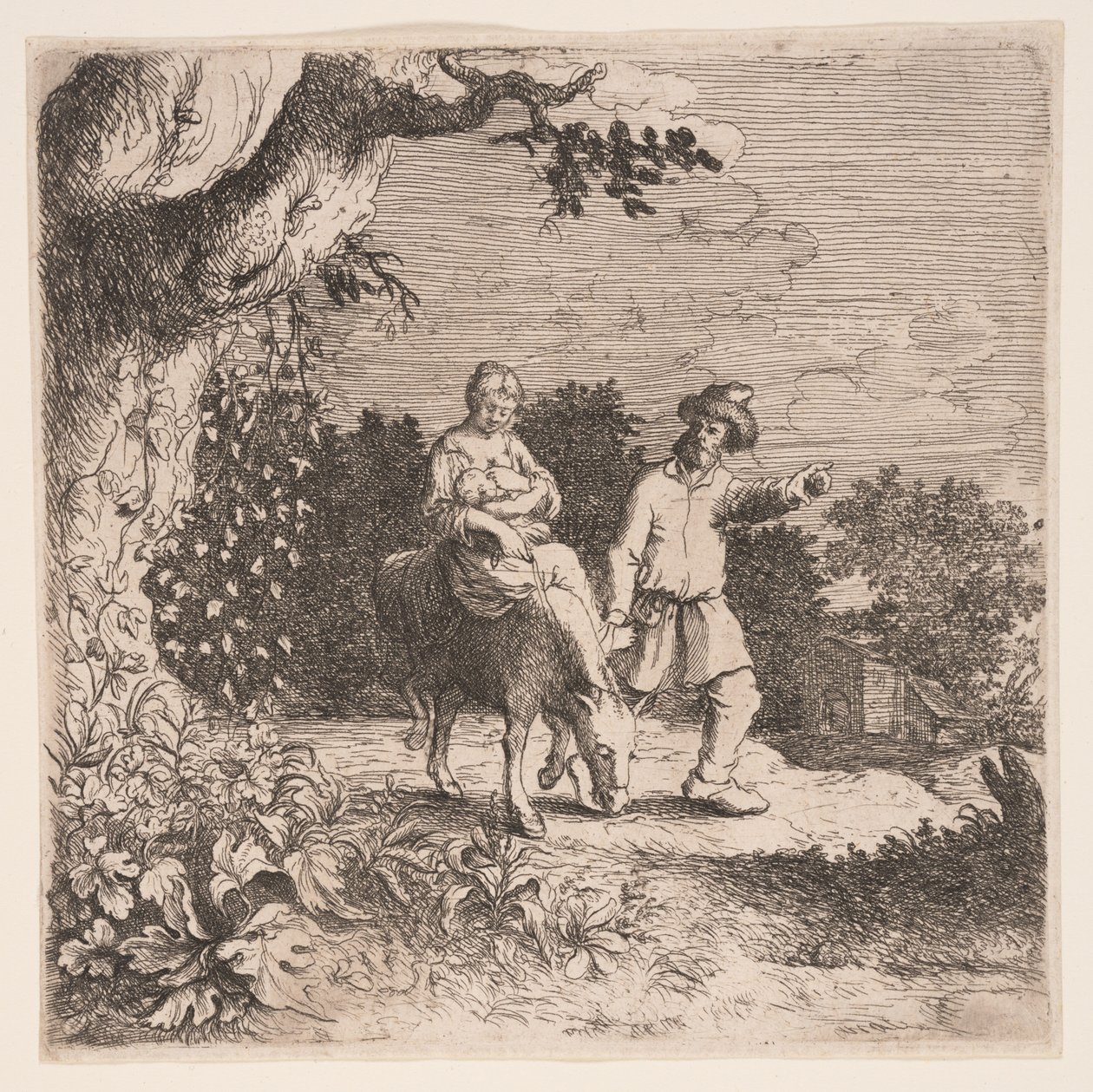 Az egyiptomi menekülés alkotó: Willem Basse