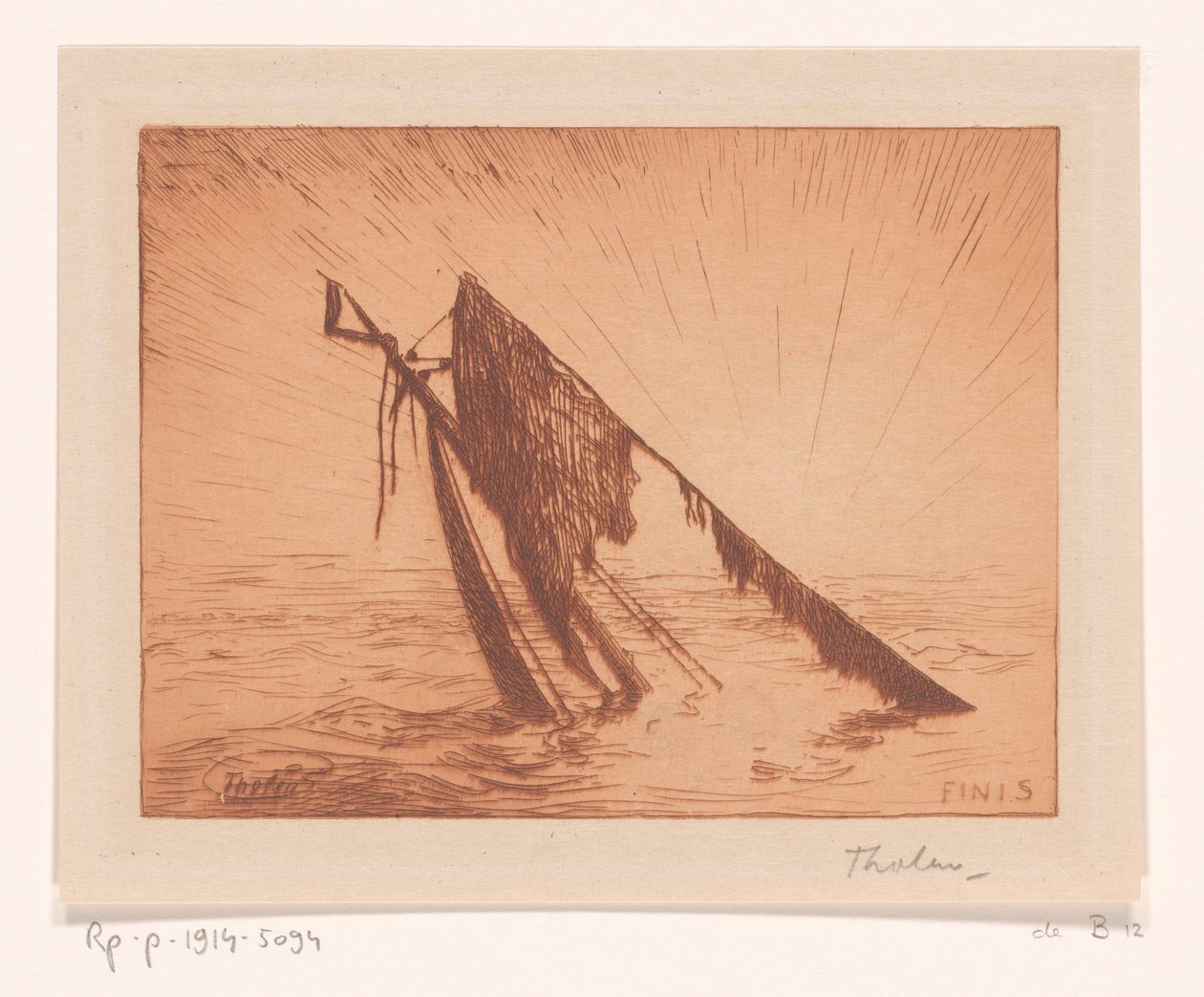 Finis (eredeti cím az objektumon) alkotó: Willem Bastiaan Tholen (signed by artist)