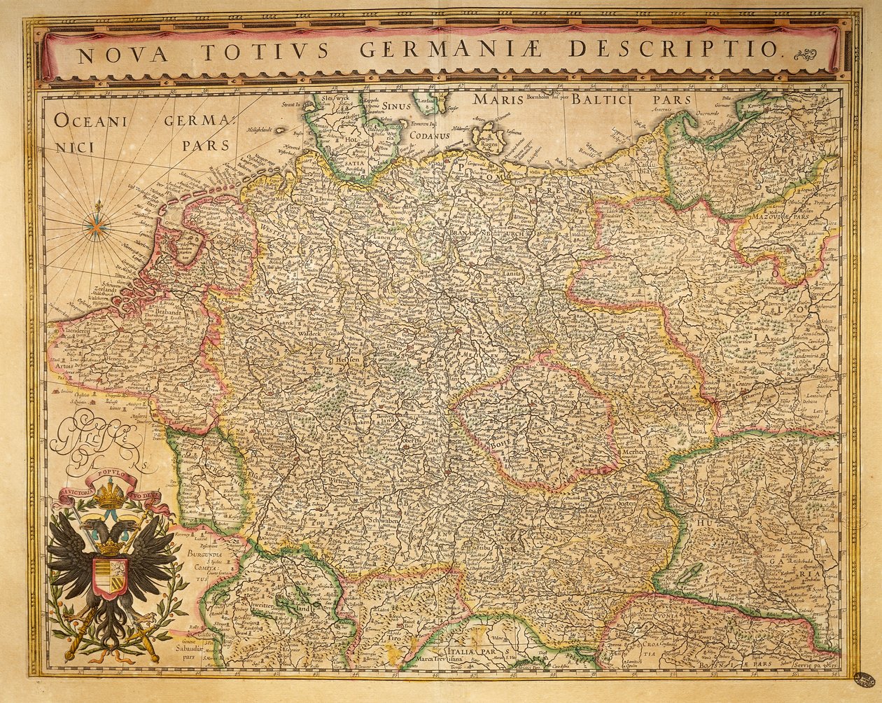 Modern Németország a Világszínházból, Willem Bleau, Amszterdam alkotó: Willem Blaeu