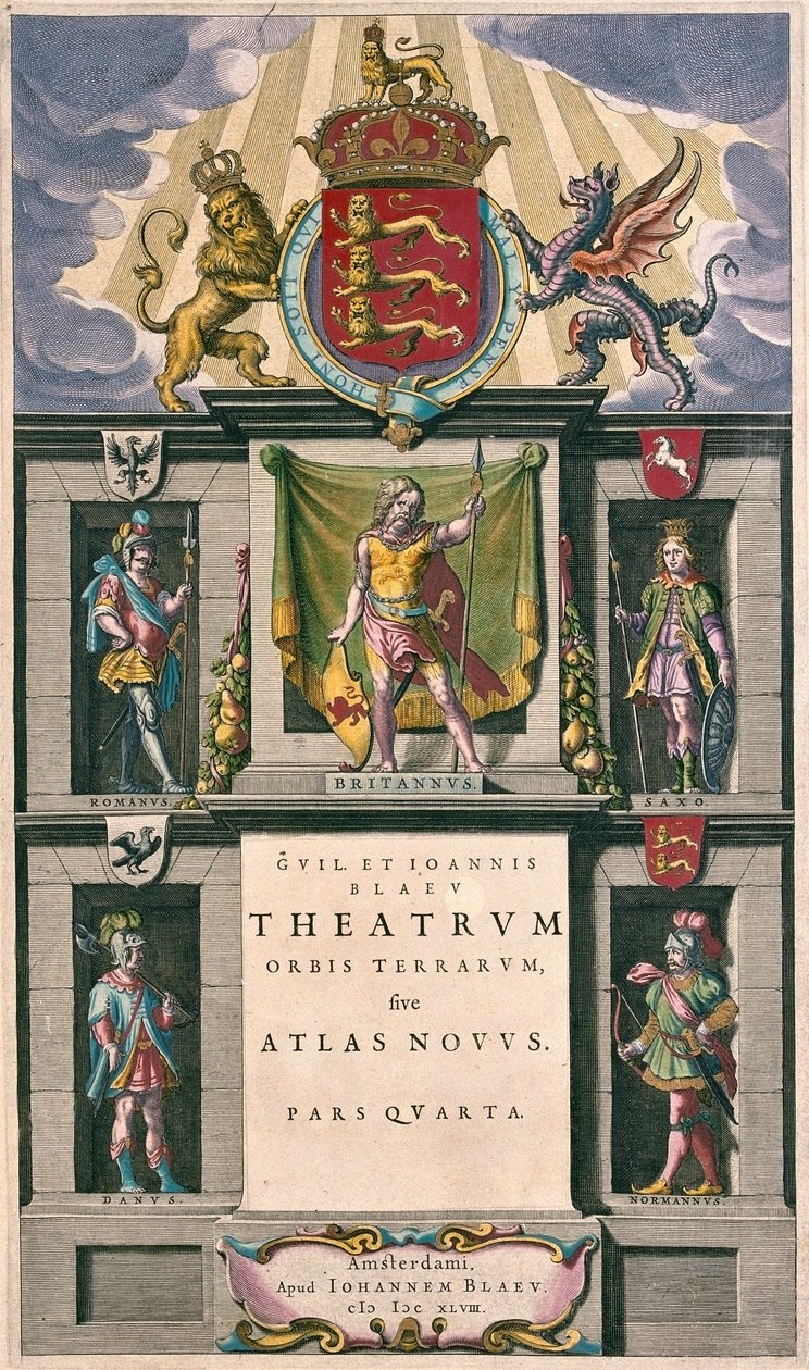 a Willem Blaeu által készített "Theatrum Orbis Terrarum, sive Atlas Novus" című könyvben, Amszterdam, Amszterdam alkotó: Willem Blaeu
