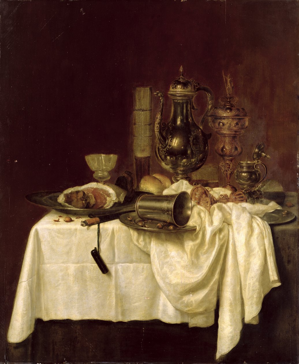 Csendélet, 1638 alkotó: Willem Claesz. Heda