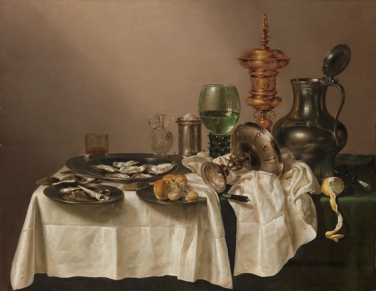 Csendélet aranyozott kupával Csendélet aranyozott serleggel alkotó: Willem Claesz. Heda