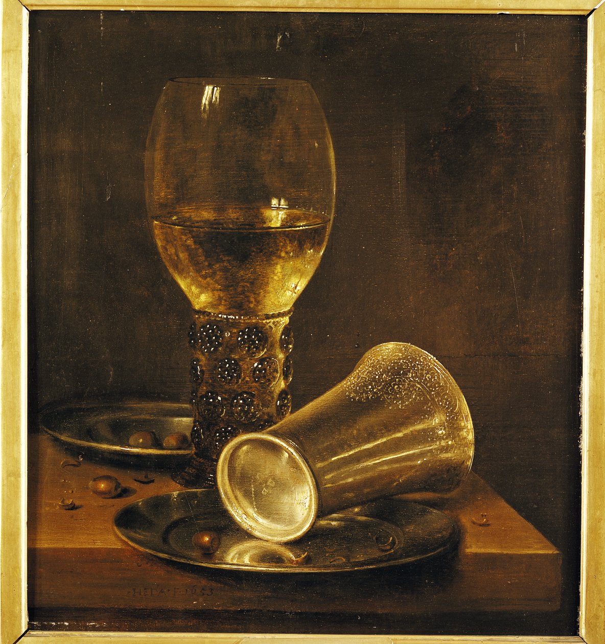 Csendélet serleggel, 1653 alkotó: Willem Claesz. Heda