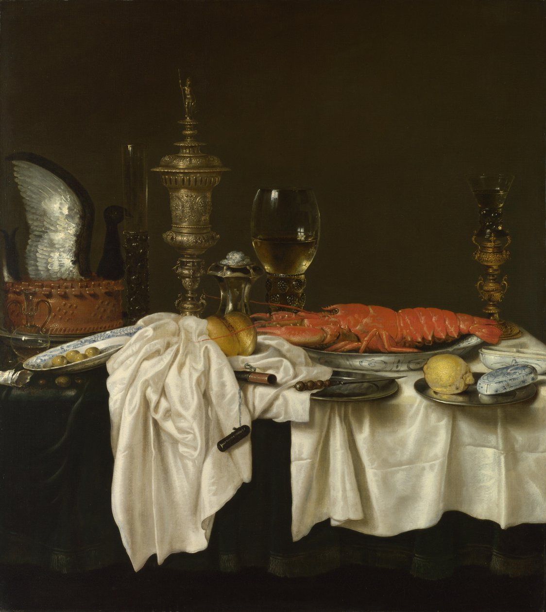 Csendélet homárral, c. 1650-1660 alkotó: Willem Claesz. Heda