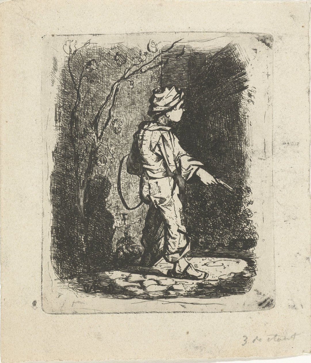 Kisfiú karikával alkotó: Willem Cornelis van Dijk