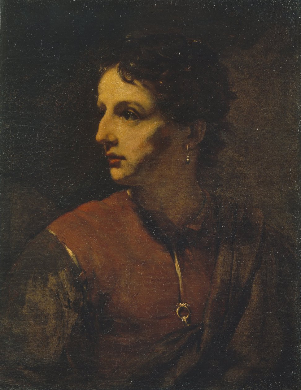 Fülbevalós fiatalember portréja, 1655. alkotó: Willem Drost
