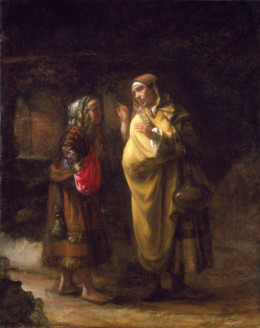 Ruth és Naomi, 17. század alkotó: Willem Drost