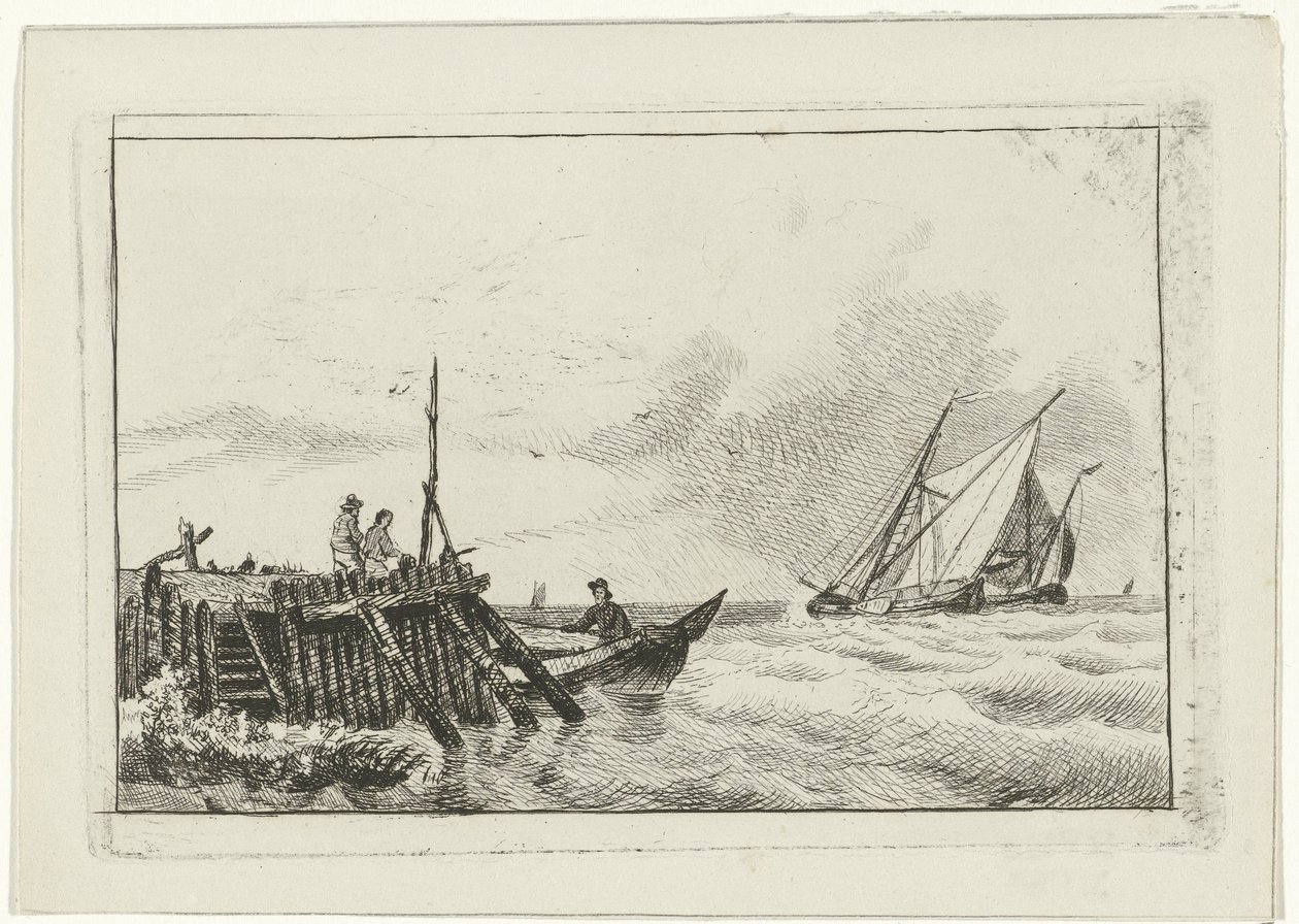 Pier a vízen alkotó: Willem Gruyter jr.