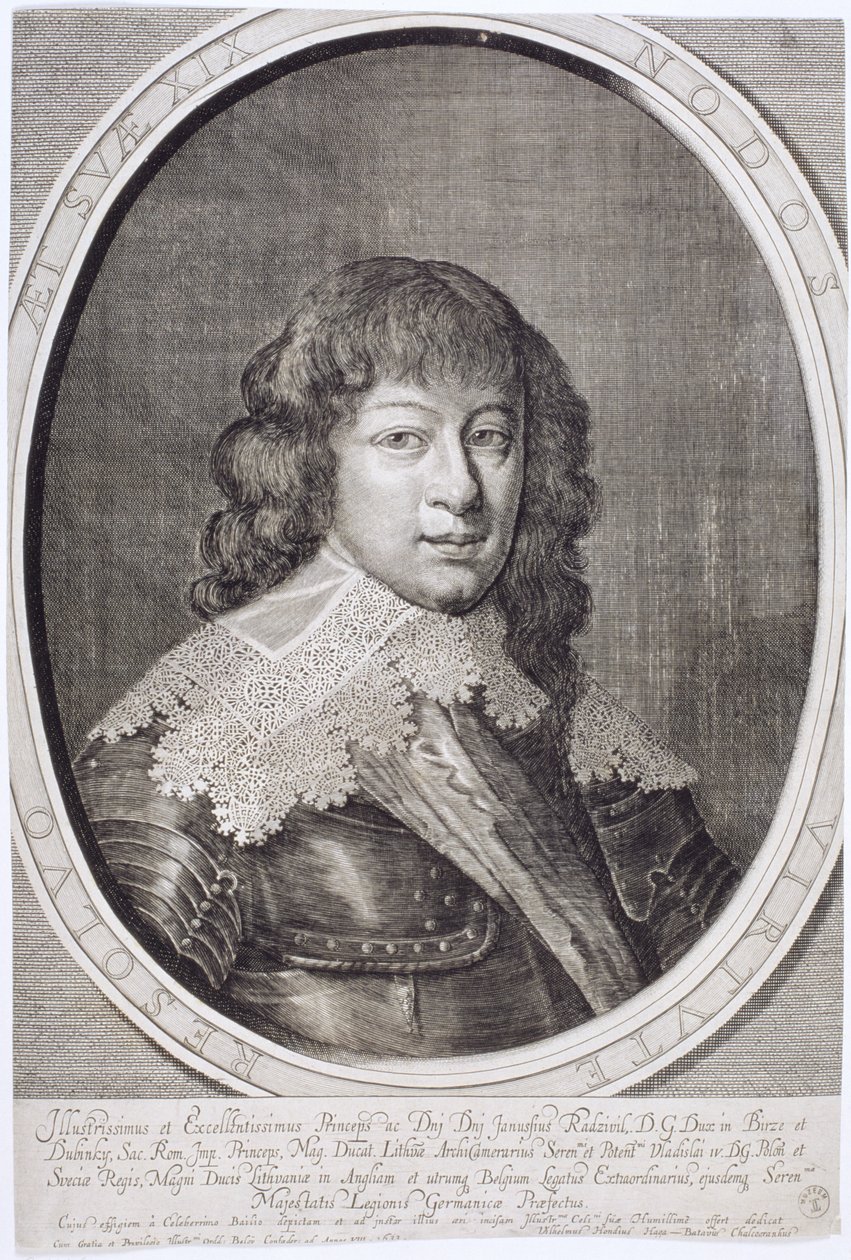 Janusz Radziwill (1612-55) 1633 alkotó: Willem Hondius