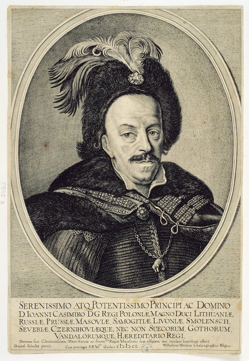 János Kazimir Vasa (1609-72) 1650 alkotó: Willem Hondius