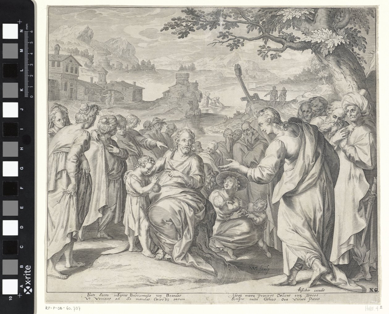 Krisztus megáldja a gyermekeket alkotó: Willem Isaacsz. van Swanenburg