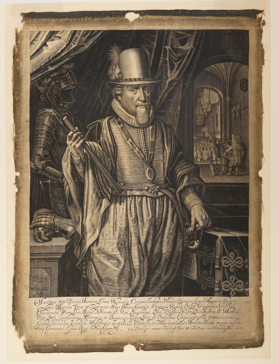 Maurits, narancs-nassaui herceg alkotó: Willem Jacobsz. Delff