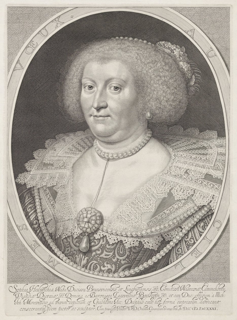Sophia Hedwig Brunswick-Wolfenbüttel portréja alkotó: Willem Jacobsz Delff
