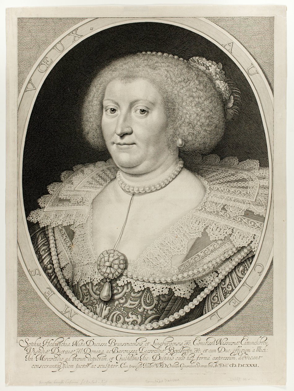 Sophia Hedwichia, Nassau-Dietz grófnője alkotó: Willem Jacobsz. Delff