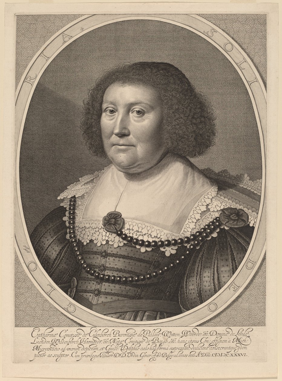 Katalin, Pallandt grófnője alkotó: Willem Jacobsz Delff after Michiel van Miereveld