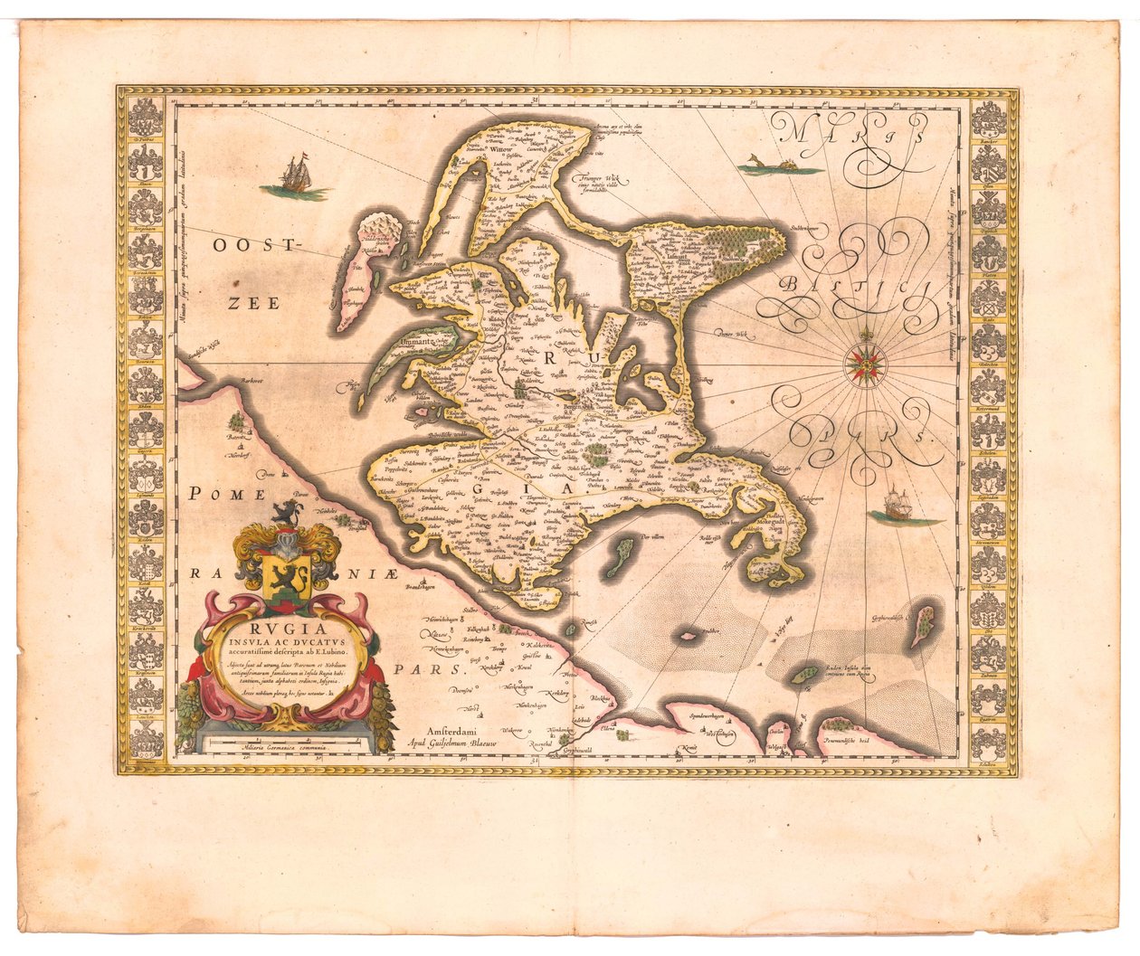 Rügen From: A világ színháza..., 1645 alkotó: Willem Janszoon Blaeu