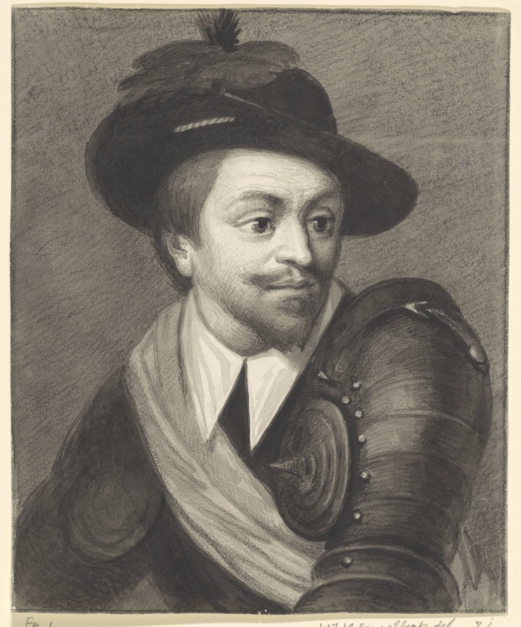 Adolf, Nassau grófjának portréja alkotó: Willem Jodocus Mattheus Engelberts