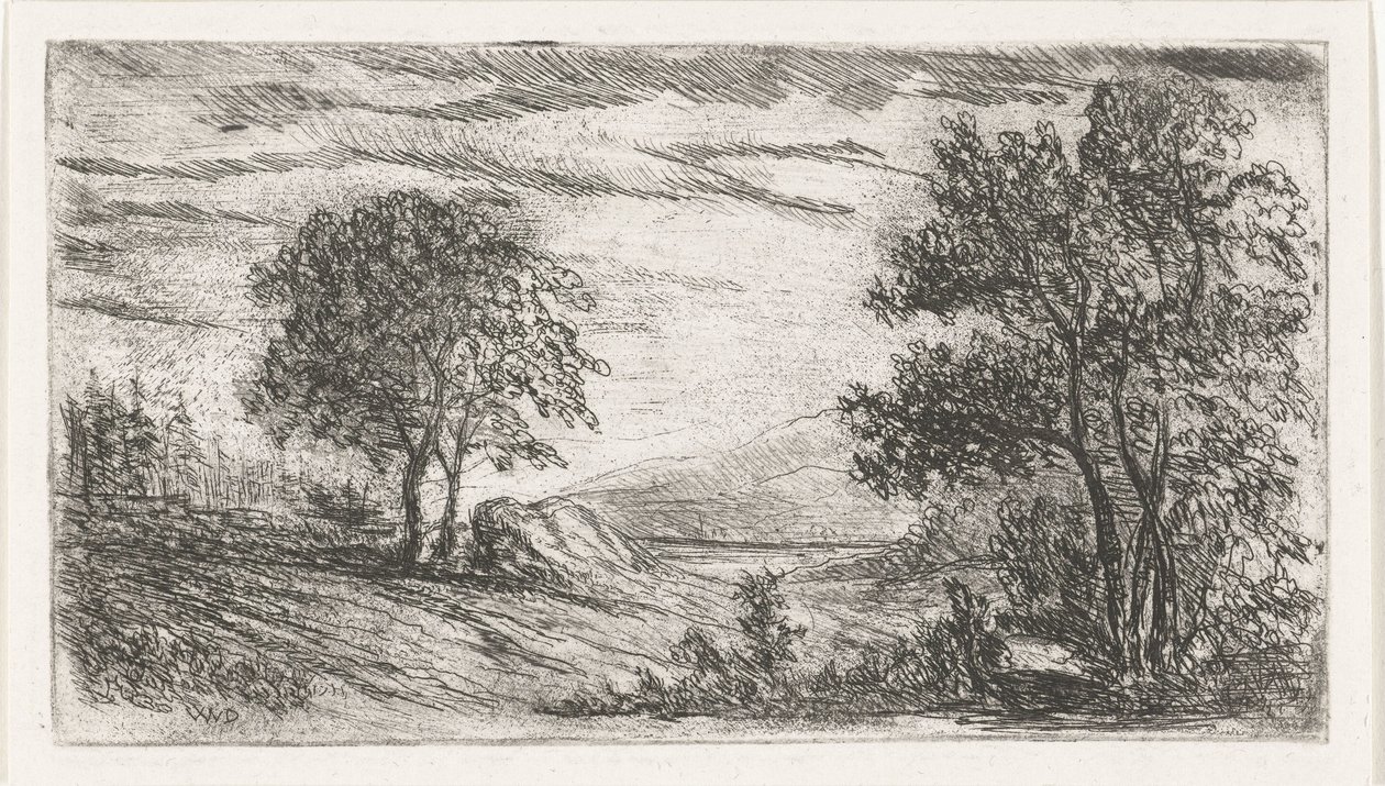 dombos táj alkotó: Willem Matthias Jan van Dielen