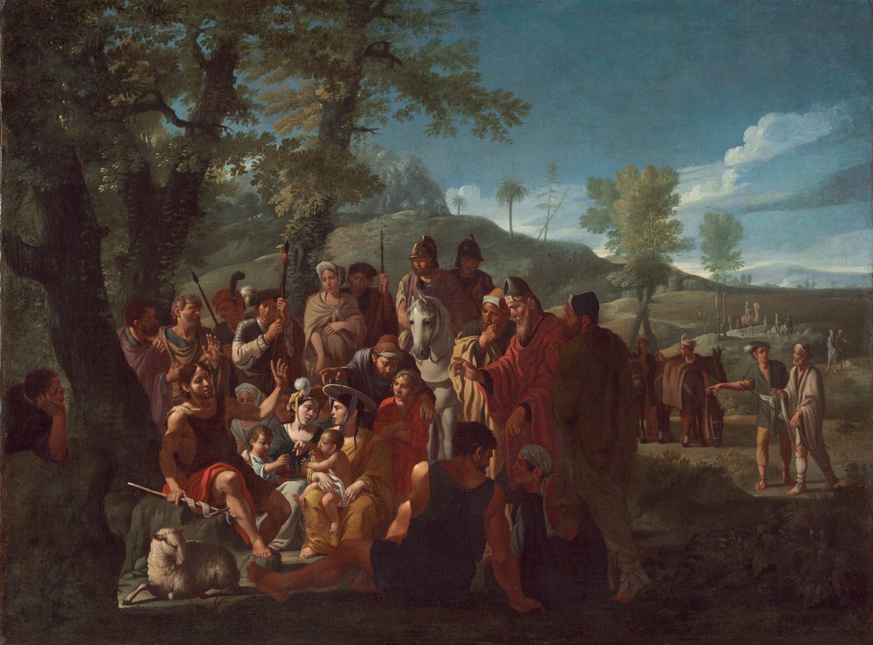 Keresztelő Szent János igehirdetés alkotó: Willem Reuter