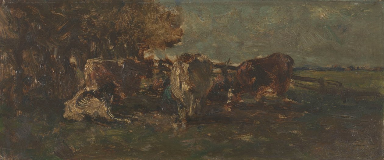 A tejkanyar alkotó: Willem Roelofs (I) (signed by artist)