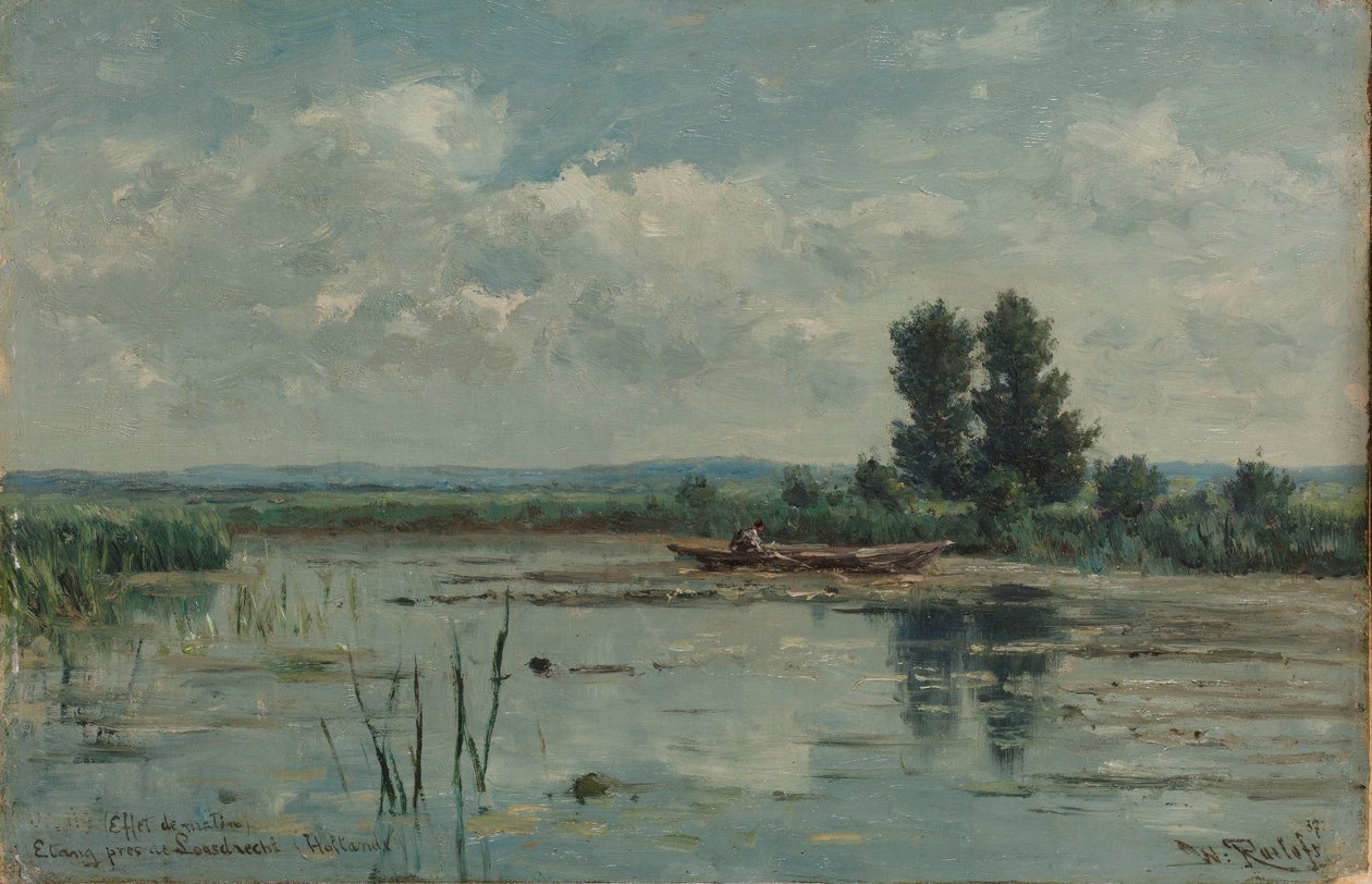 Tó Loosdrecht közelében Vízlap Loosdrecht közelében alkotó: Willem Roelofs (I)