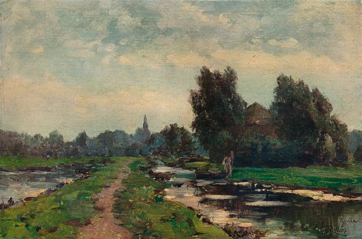 Gouda mellett, 19. század alkotó: Willem Roelofs