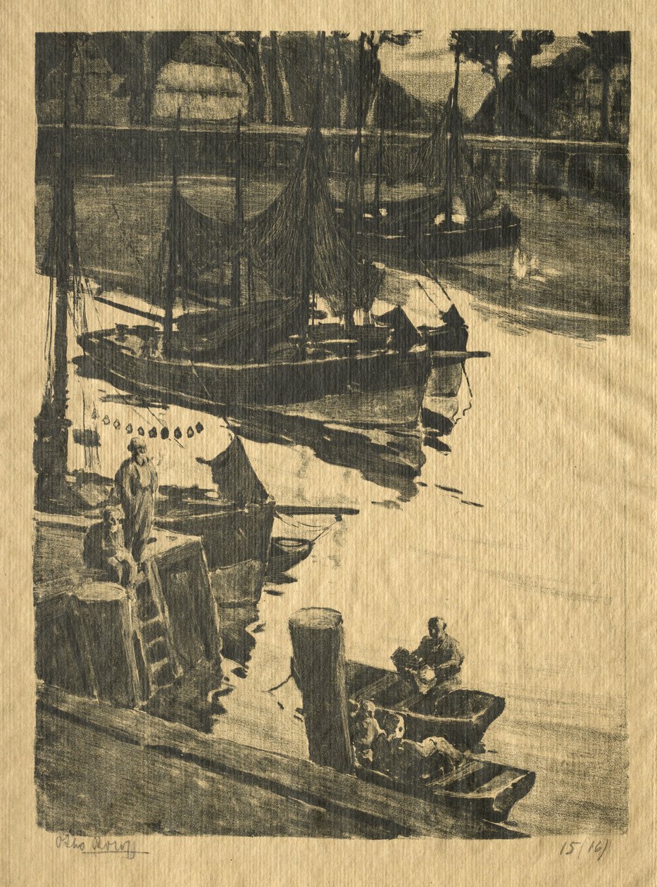 A rakpart alkotó: Willem Roelofs