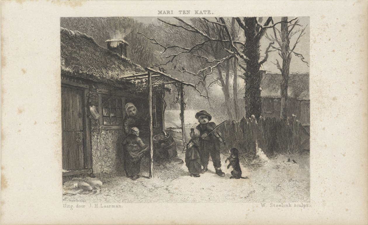 Utcai zenészek alkotó: Willem Steelink (I)