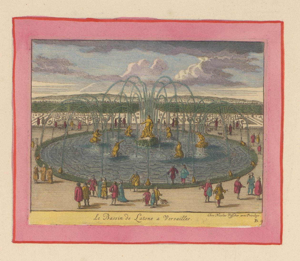 Bassin de Latone in den Gärten von Versailles alkotó: Willem Swidde