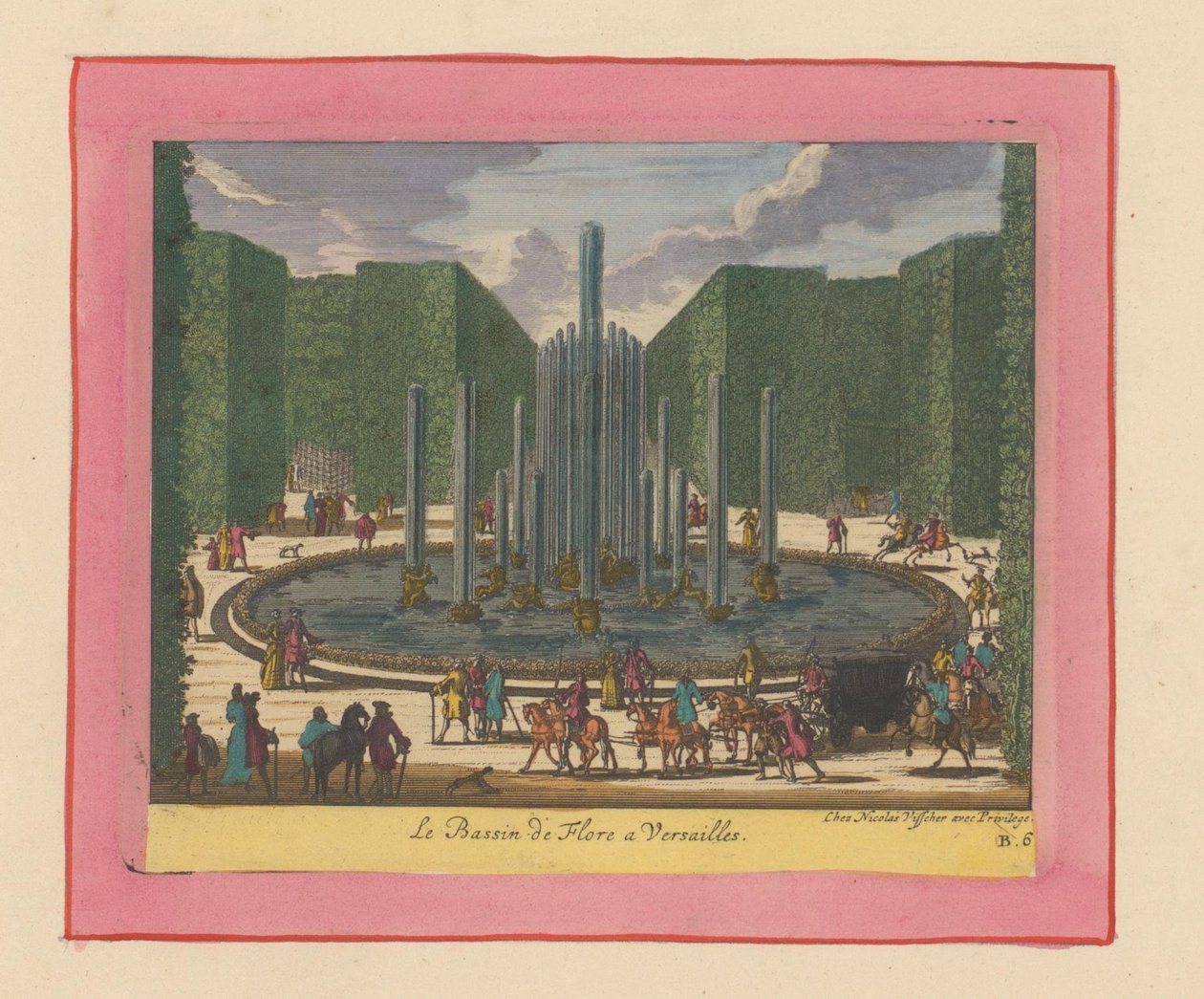 Bassin von Flora in den Gärten von Versailles alkotó: Willem Swidde