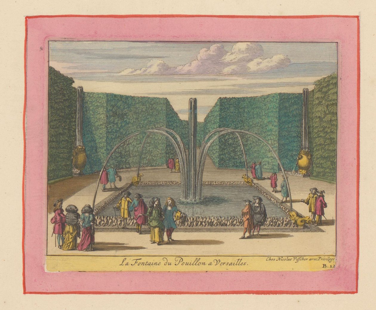 Brunnen von Pouillon in den Gärten von Versailles alkotó: Willem Swidde