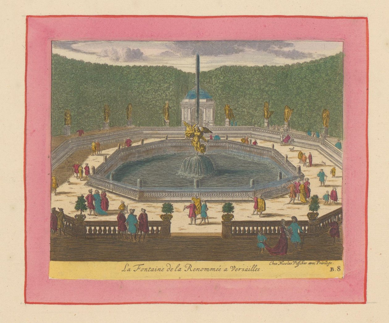 Brunnen des Ruhms in den Gärten von Versailles alkotó: Willem Swidde