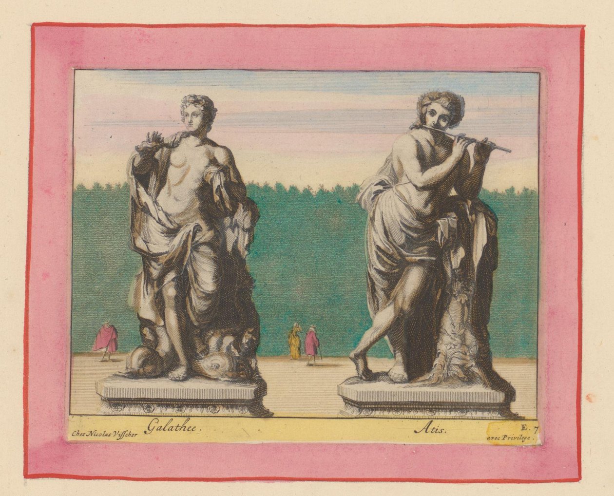 Statuen von Galatea und Acis alkotó: Willem Swidde