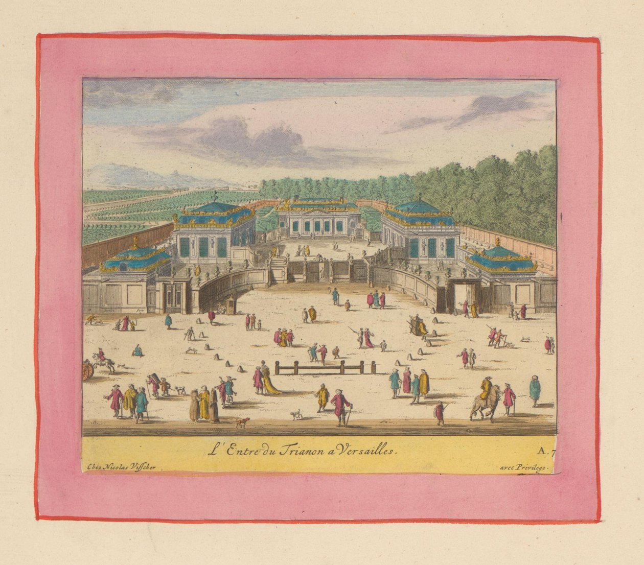 Zugang zum Grand Trianon in Versailles alkotó: Willem Swidde