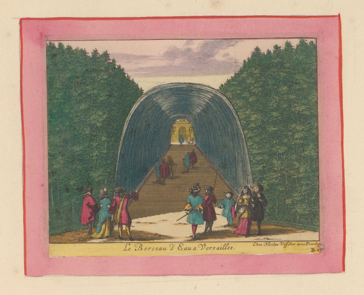 Wasserbecken in den Gärten von Versailles alkotó: Willem Swidde