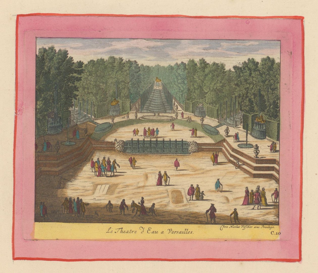 Wassertheater in den Gärten von Versailles alkotó: Willem Swidde