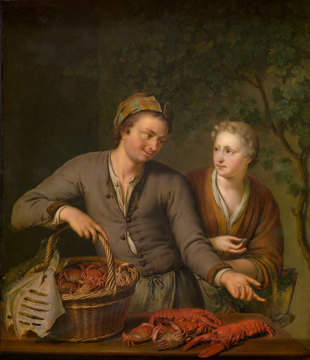 Halkereskedőnő alkotó: Willem Van Mieris