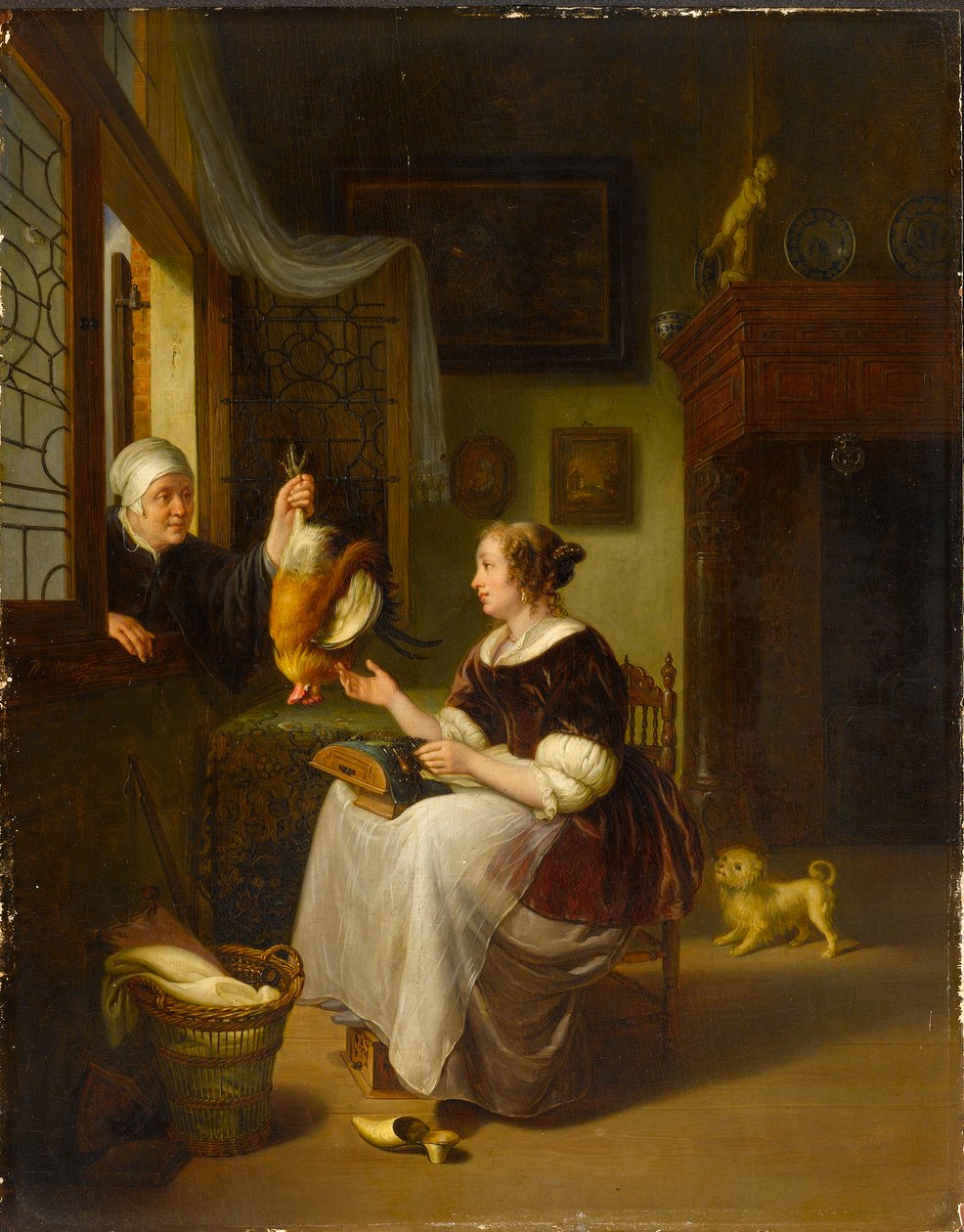 A baromfiárus alkotó: Willem Van Mieris