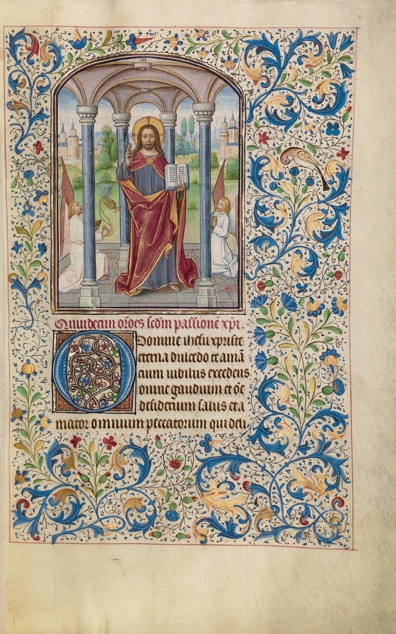 Christus segnet alkotó: Willem Vrelant